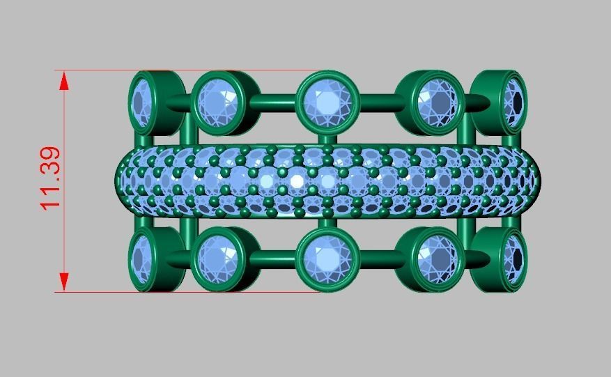 Diamond ring 0522 3D printable model8 3D print model_16