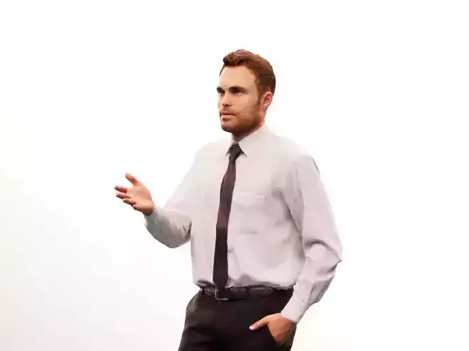 Simon 10085 - Standing Business Man Talking