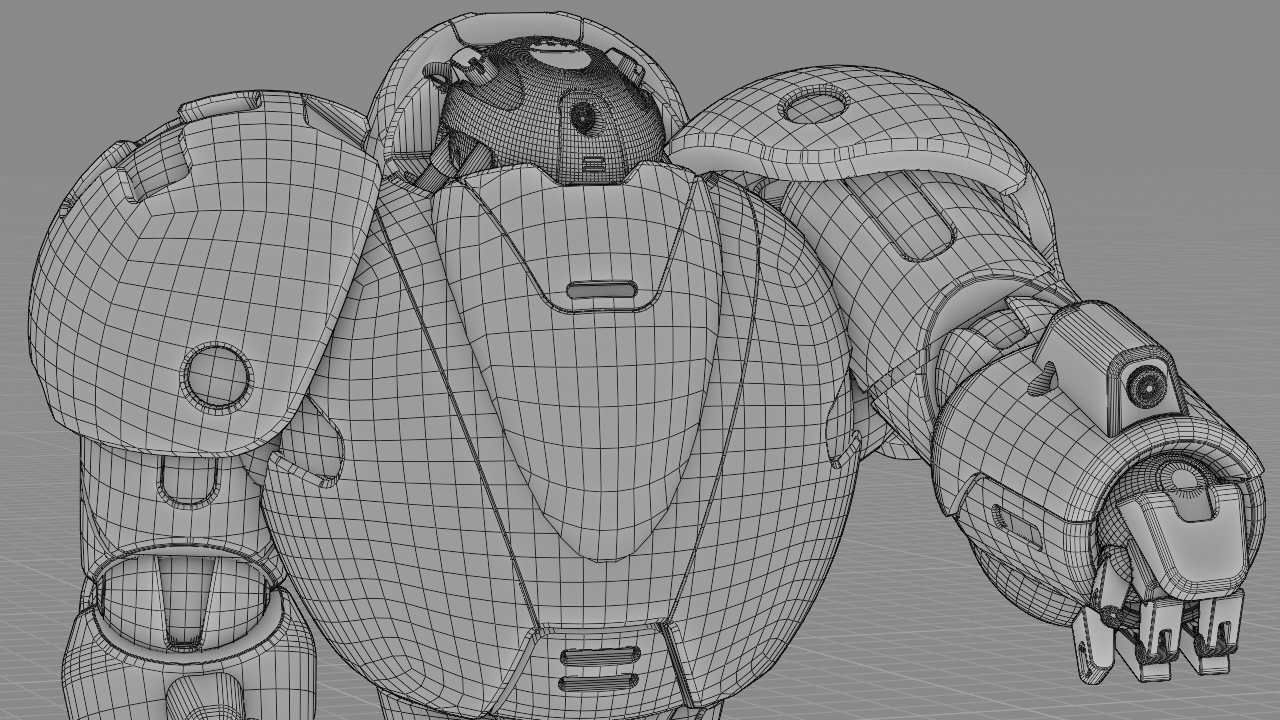 COMBAT DROID M-3000  RIGGED 3D model_36