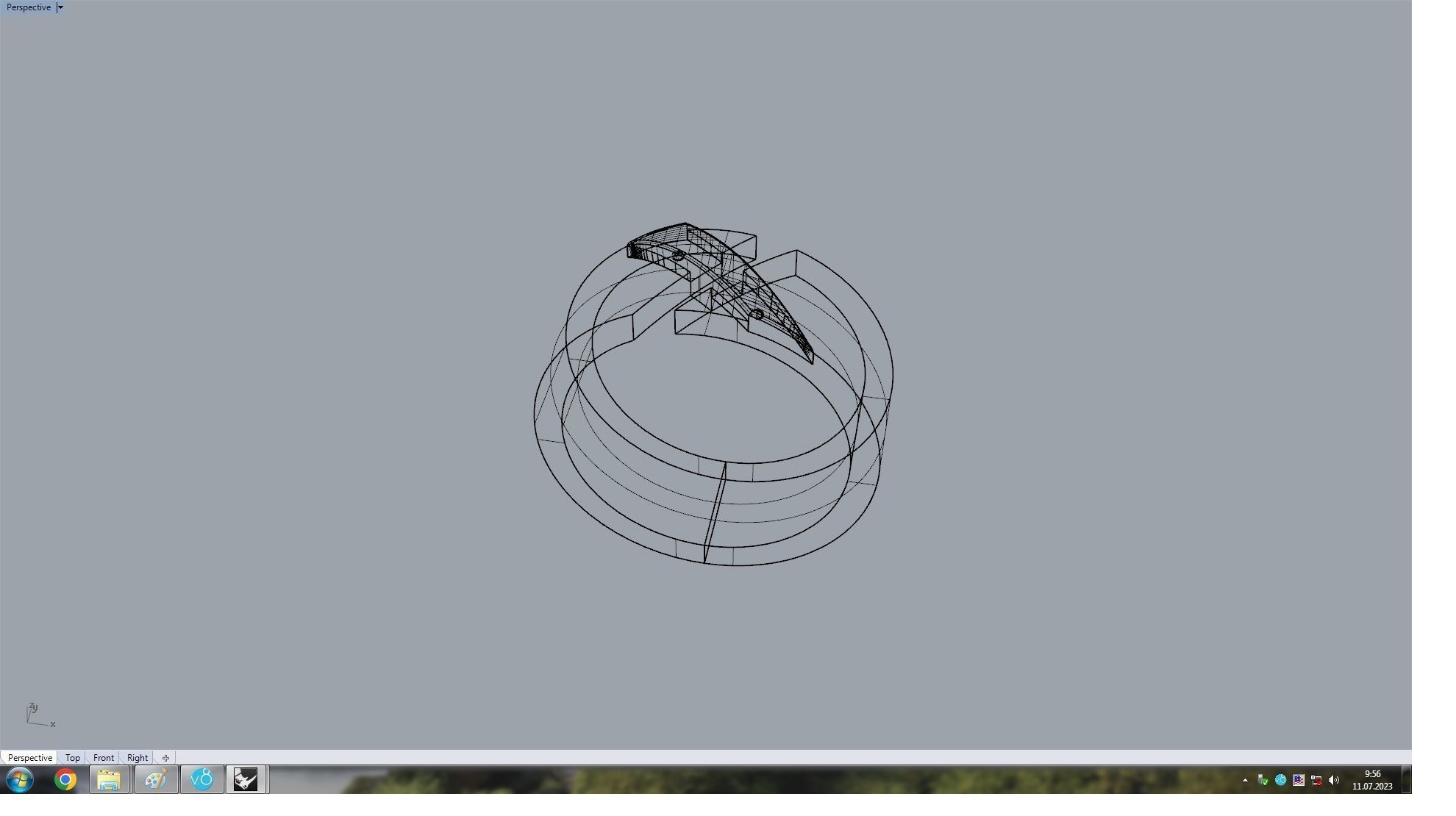  LIENS EVIDENCE RING  3D print model_4