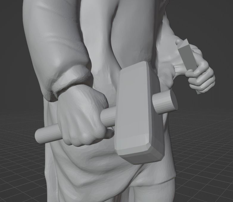 Donatello 3D print model_13