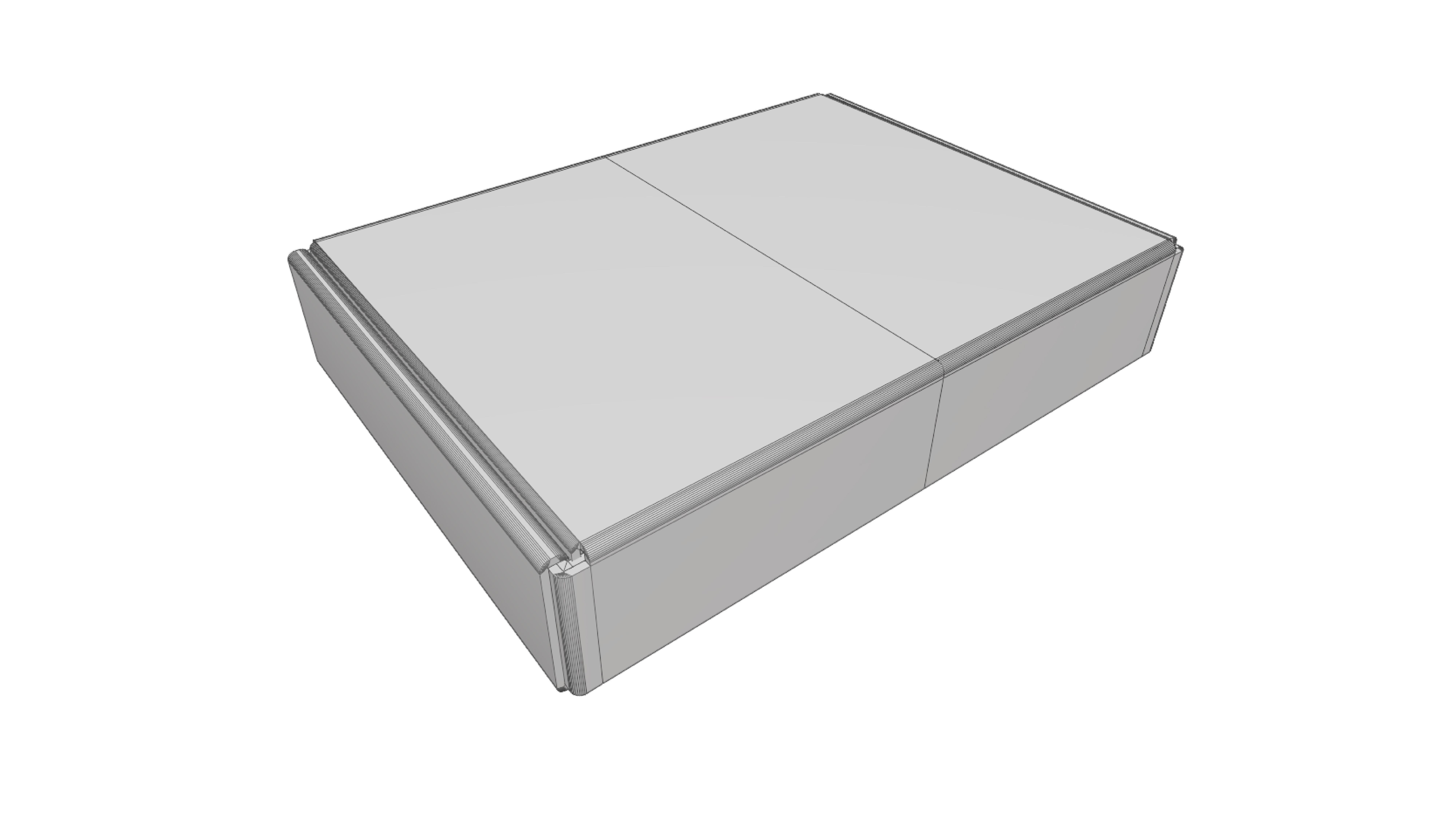 3D Packaging Box with Bottle inside 3D model_8