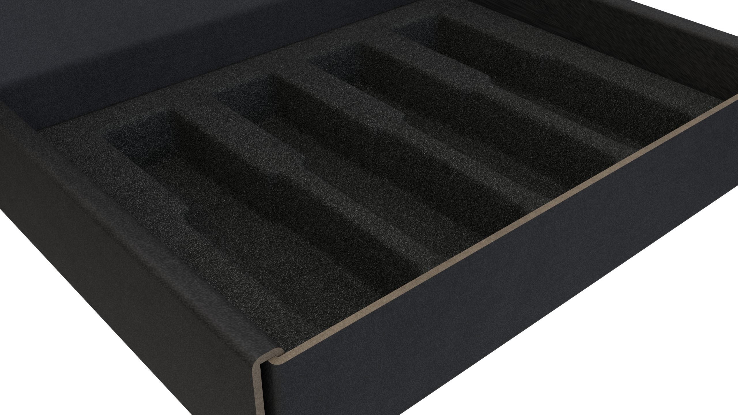 3D Packaging Box with Bottle inside 3D model_1