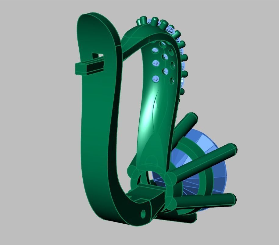 Earring model 0314 3D printable model10 3D print model_16