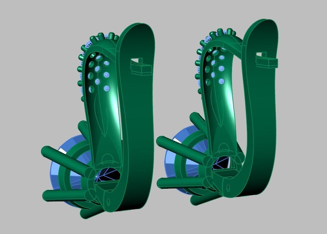 Earring model 0314 3D printable model10 3D print model_14