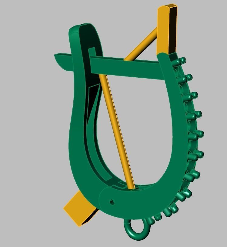 Earring model 0315 3D printable model 3D print model_14