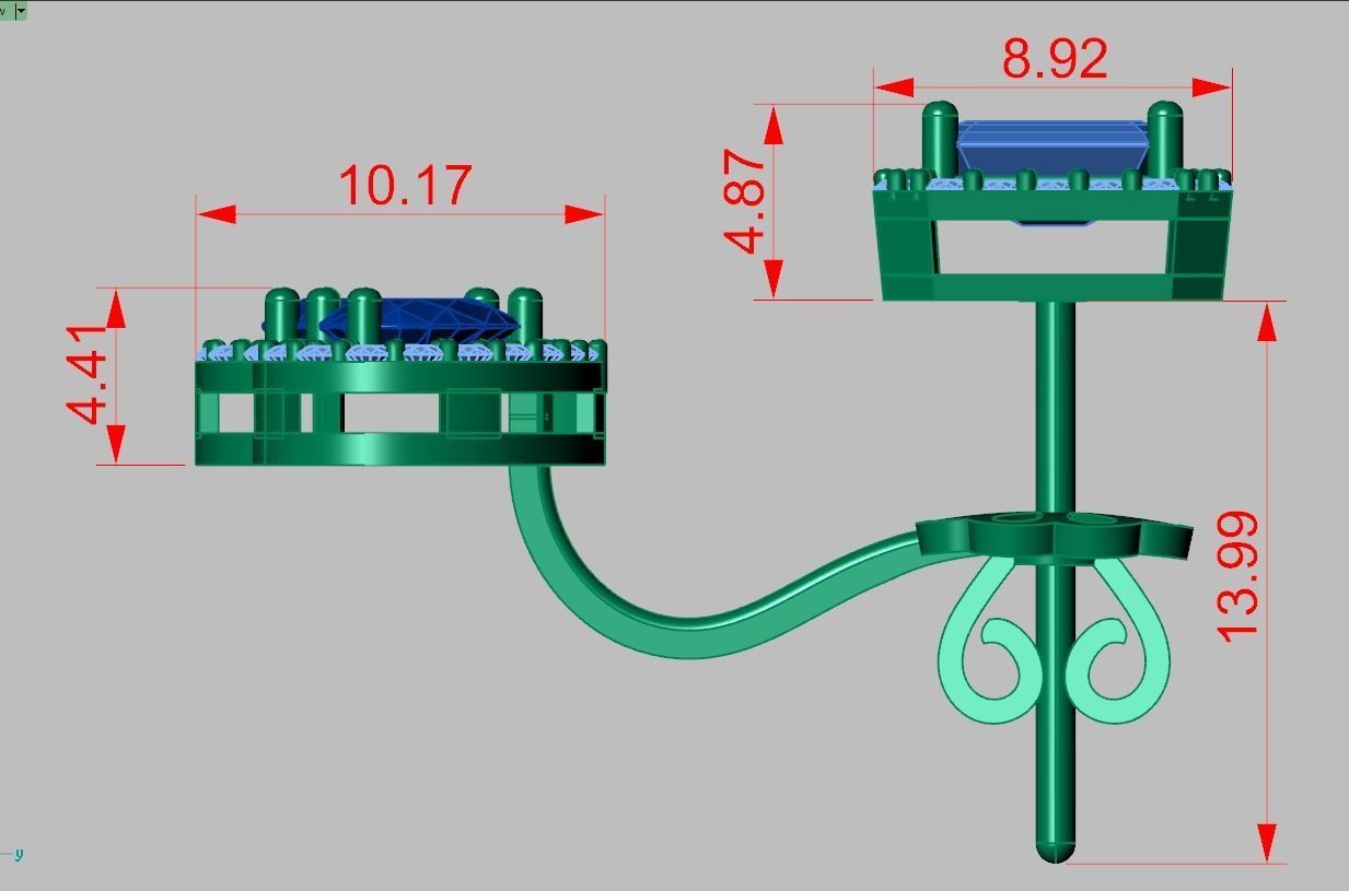Earring model 0318 3D printable model15 3D print model_12