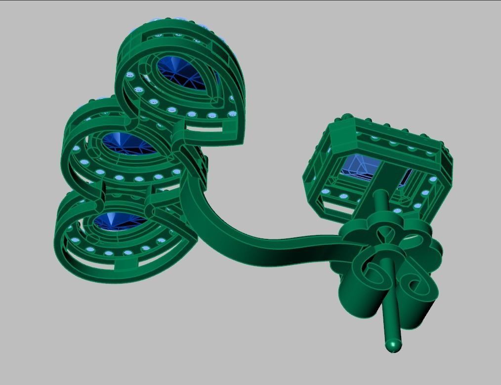 Earring model 0318 3D printable model15 3D print model_16