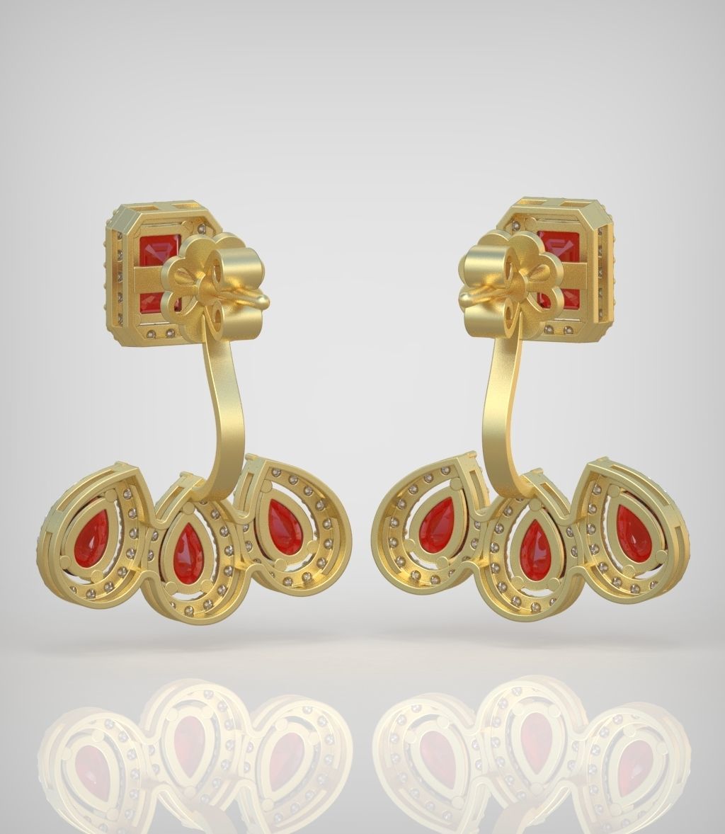 Earring model 0318 3D printable model15 3D print model_8