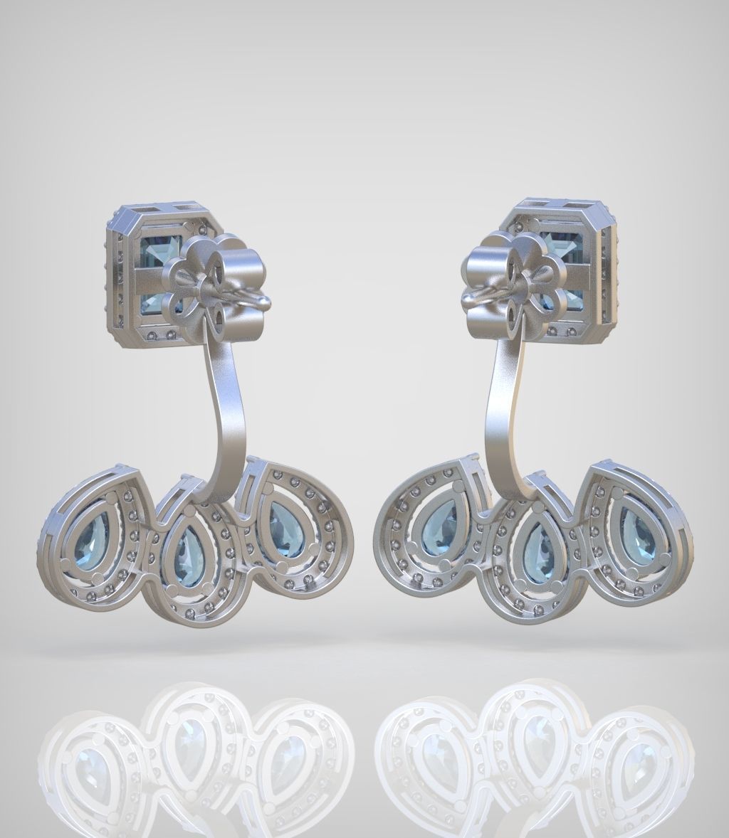Earring model 0318 3D printable model15 3D print model_9