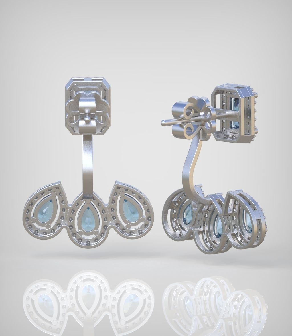 Earring model 0318 3D printable model15 3D print model_10