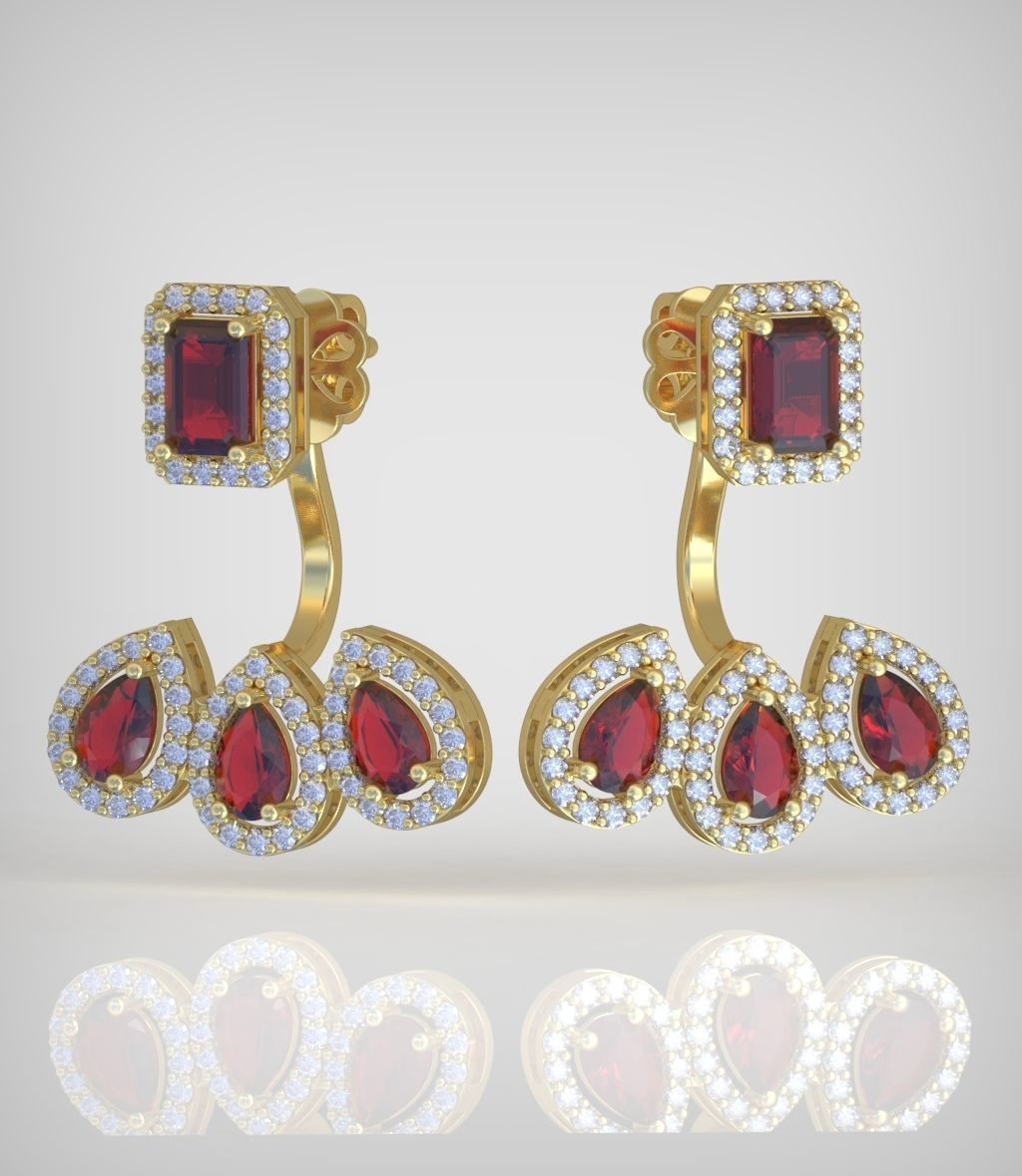 Earring model 0318 3D printable model15 3D print model_5