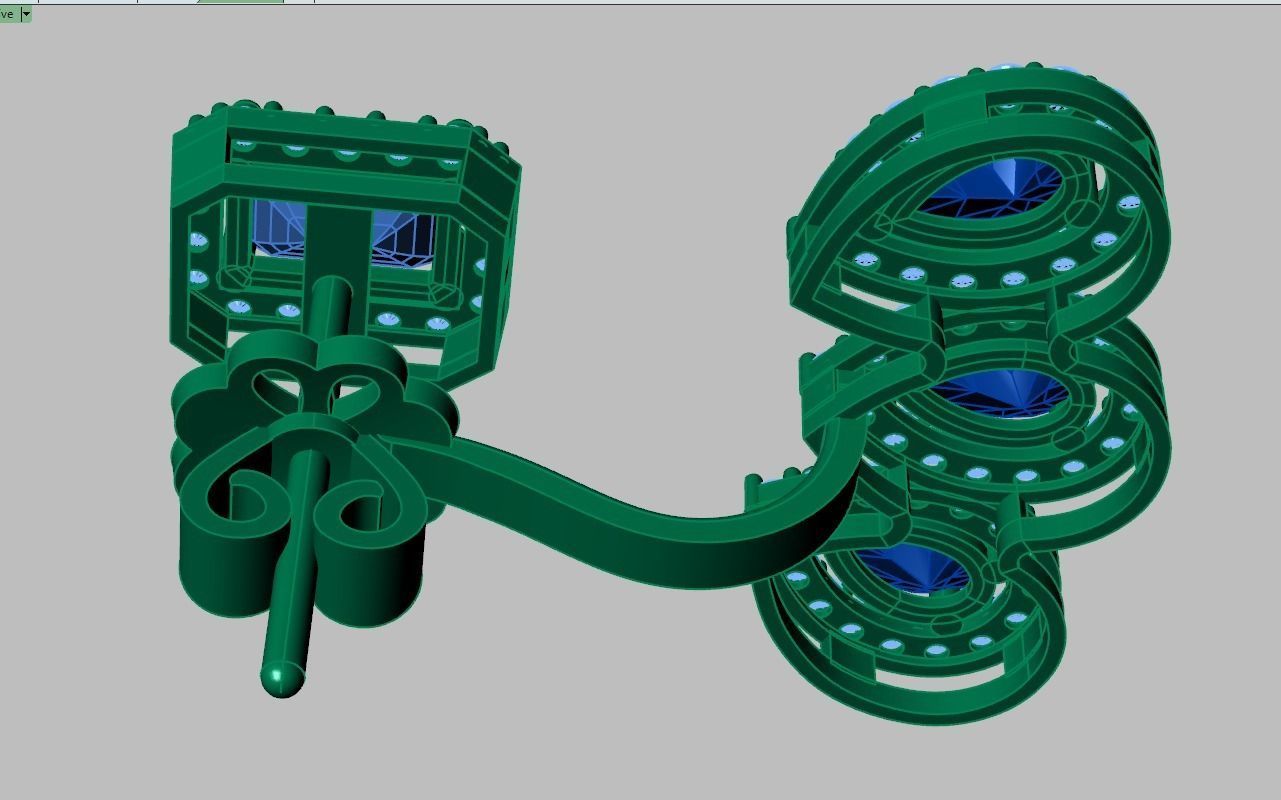 Earring model 0318 3D printable model15 3D print model_14