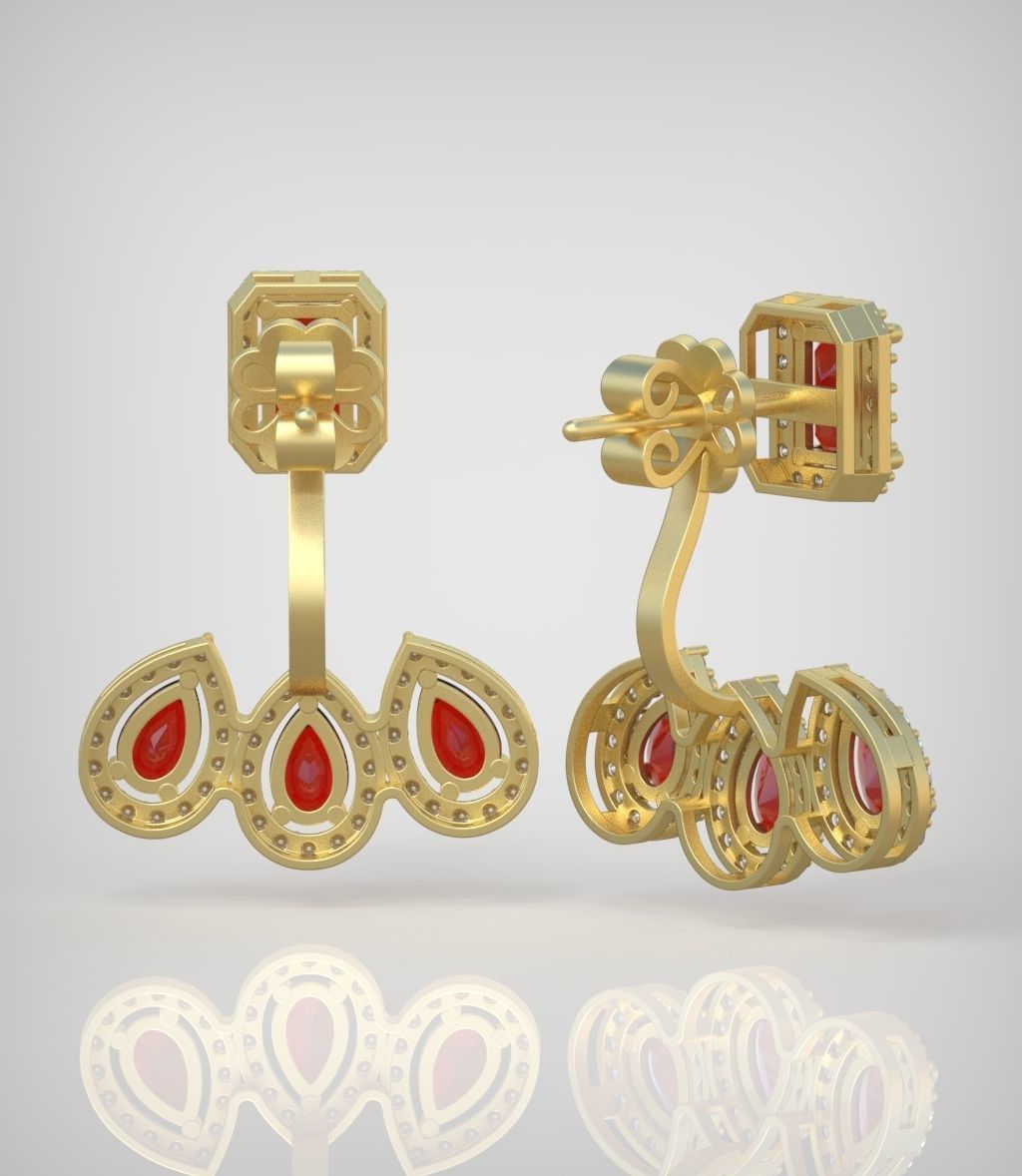 Earring model 0318 3D printable model15 3D print model_11