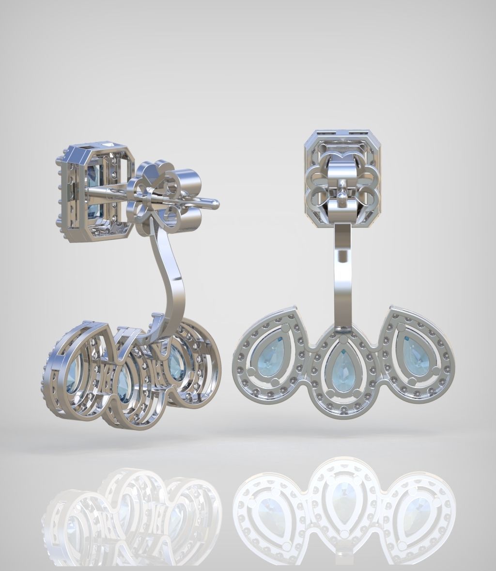 Earring model 0318 3D printable model15 3D print model_6