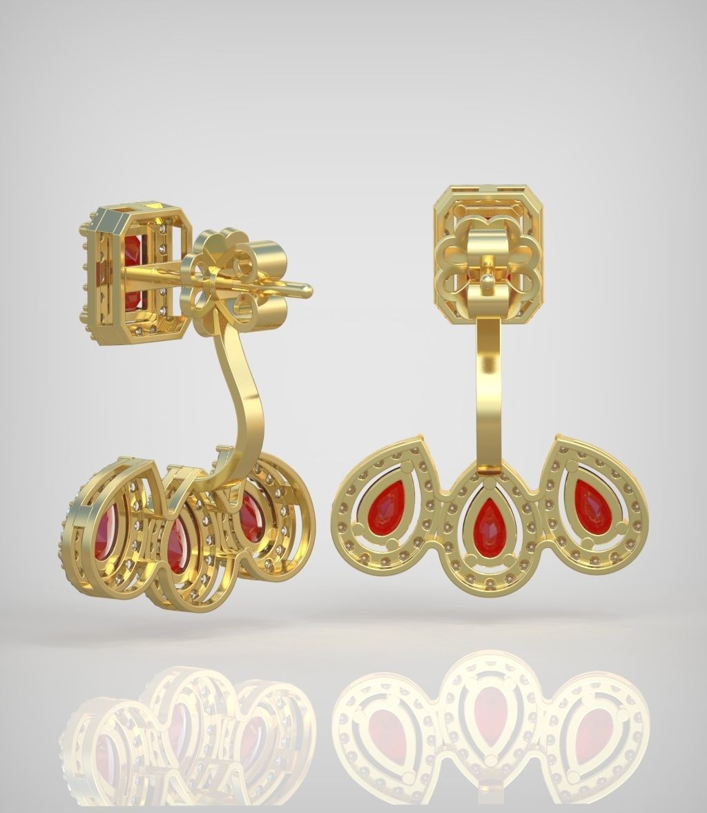 Earring model 0318 3D printable model15 3D print model_7