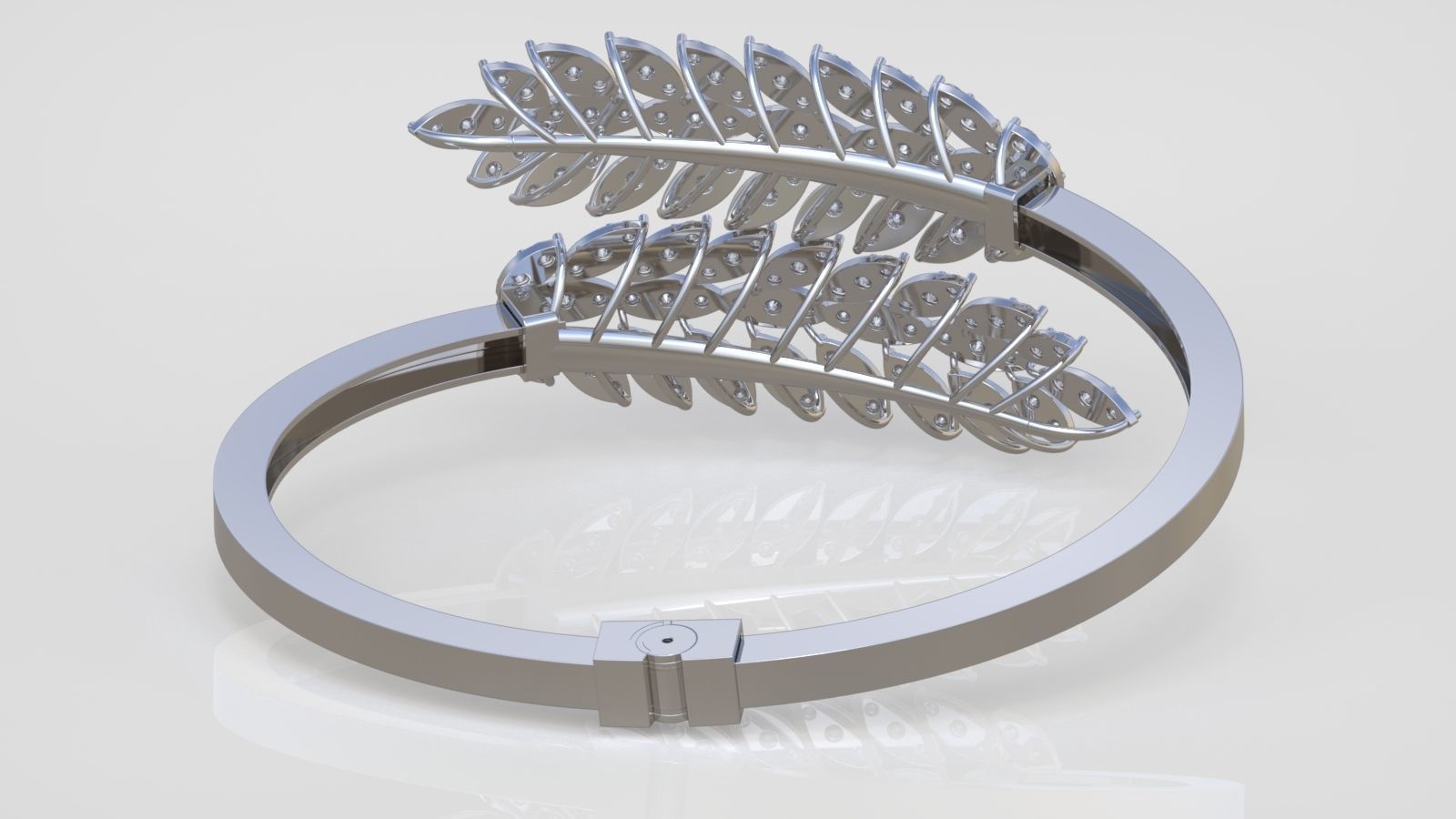 Bracelet model 3D printable model 0042-10 3D print model_8
