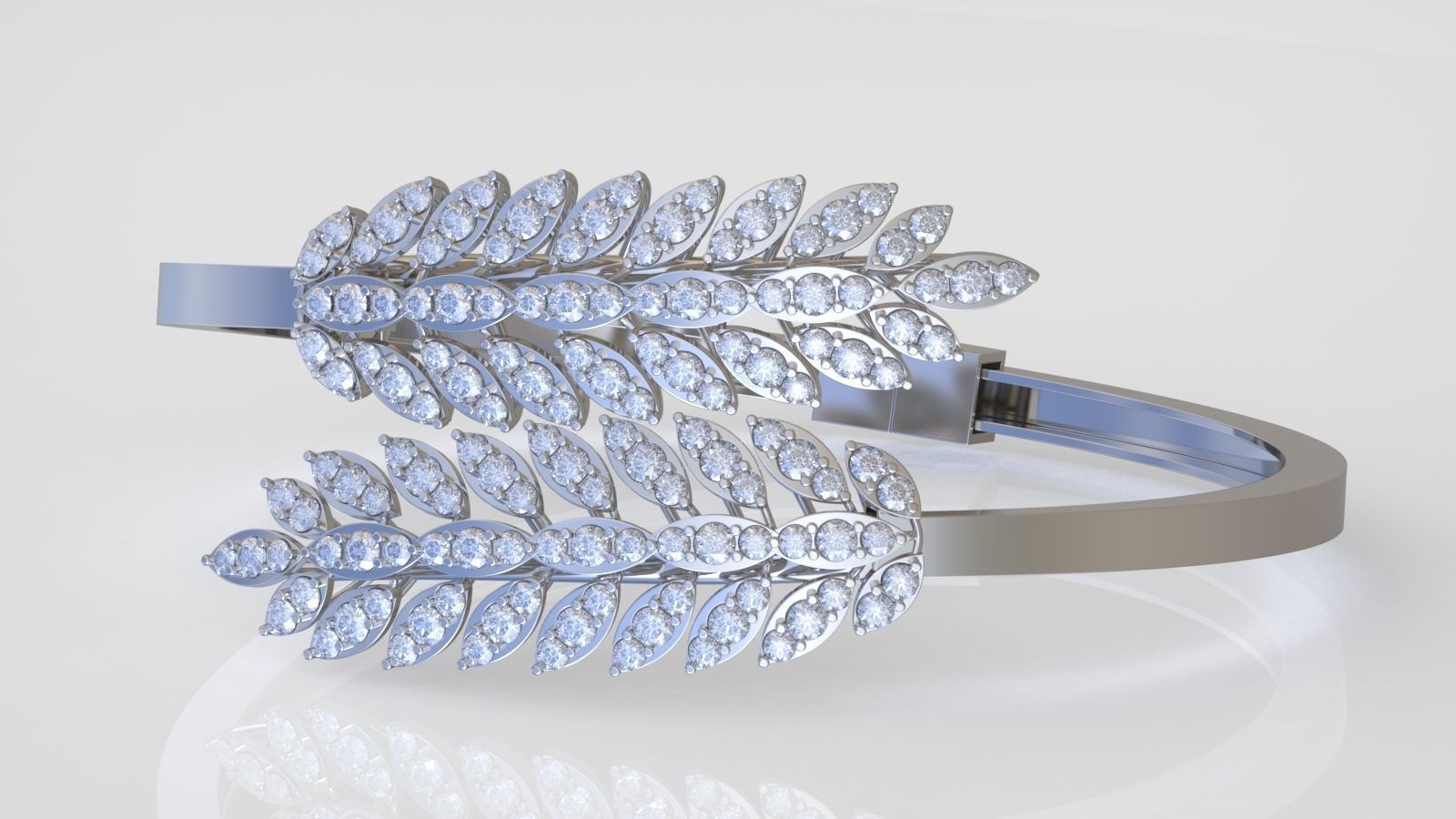 Bracelet model 3D printable model 0042-10 3D print model_3