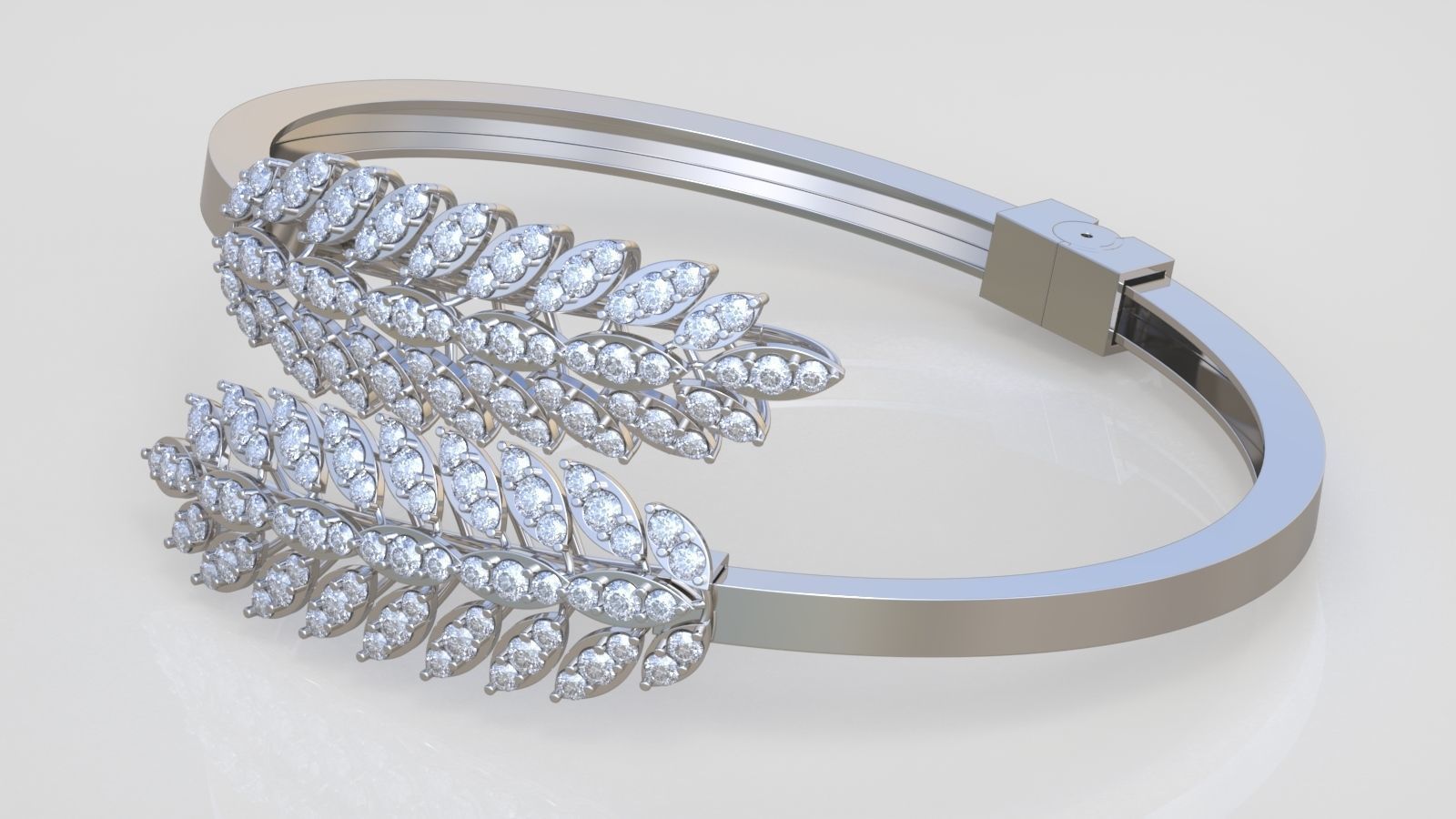 Bracelet model 3D printable model 0042-10 3D print model_1