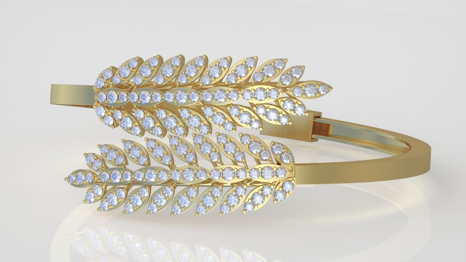 Bracelet model 3D printable model 0042-10 3D print model_2