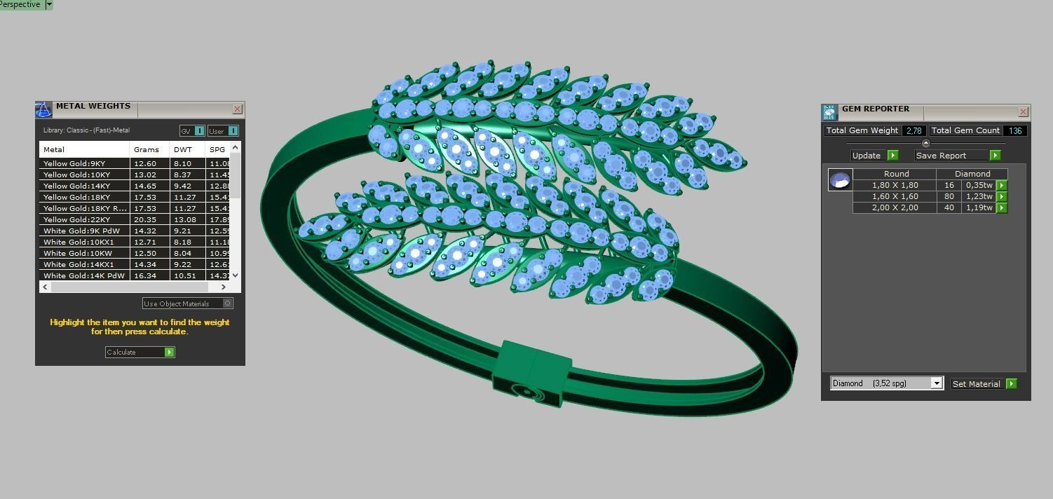 Bracelet model 3D printable model 0042-10 3D print model_13