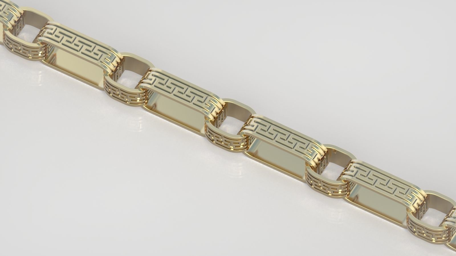 Bracelet model 3D printable model 0043-15 3D print model_4