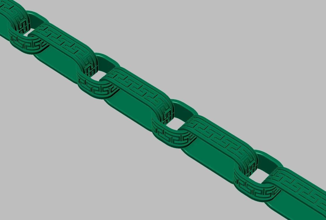 Bracelet model 3D printable model 0043-15 3D print model_8