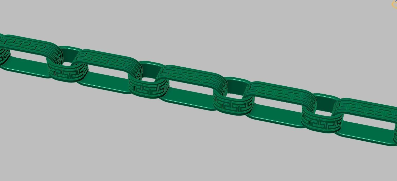 Bracelet model 3D printable model 0043-15 3D print model_12