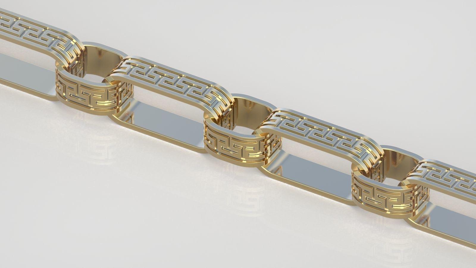 Bracelet model 3D printable model 0043-15 3D print model_2