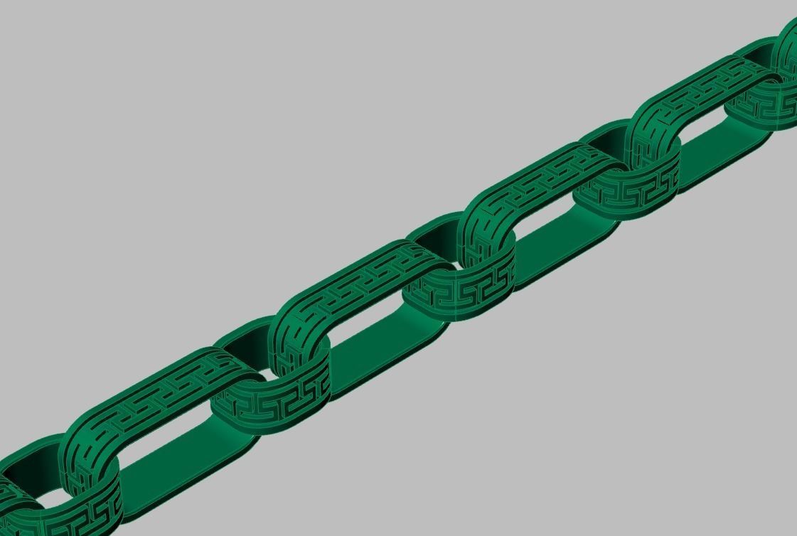 Bracelet model 3D printable model 0043-15 3D print model_9