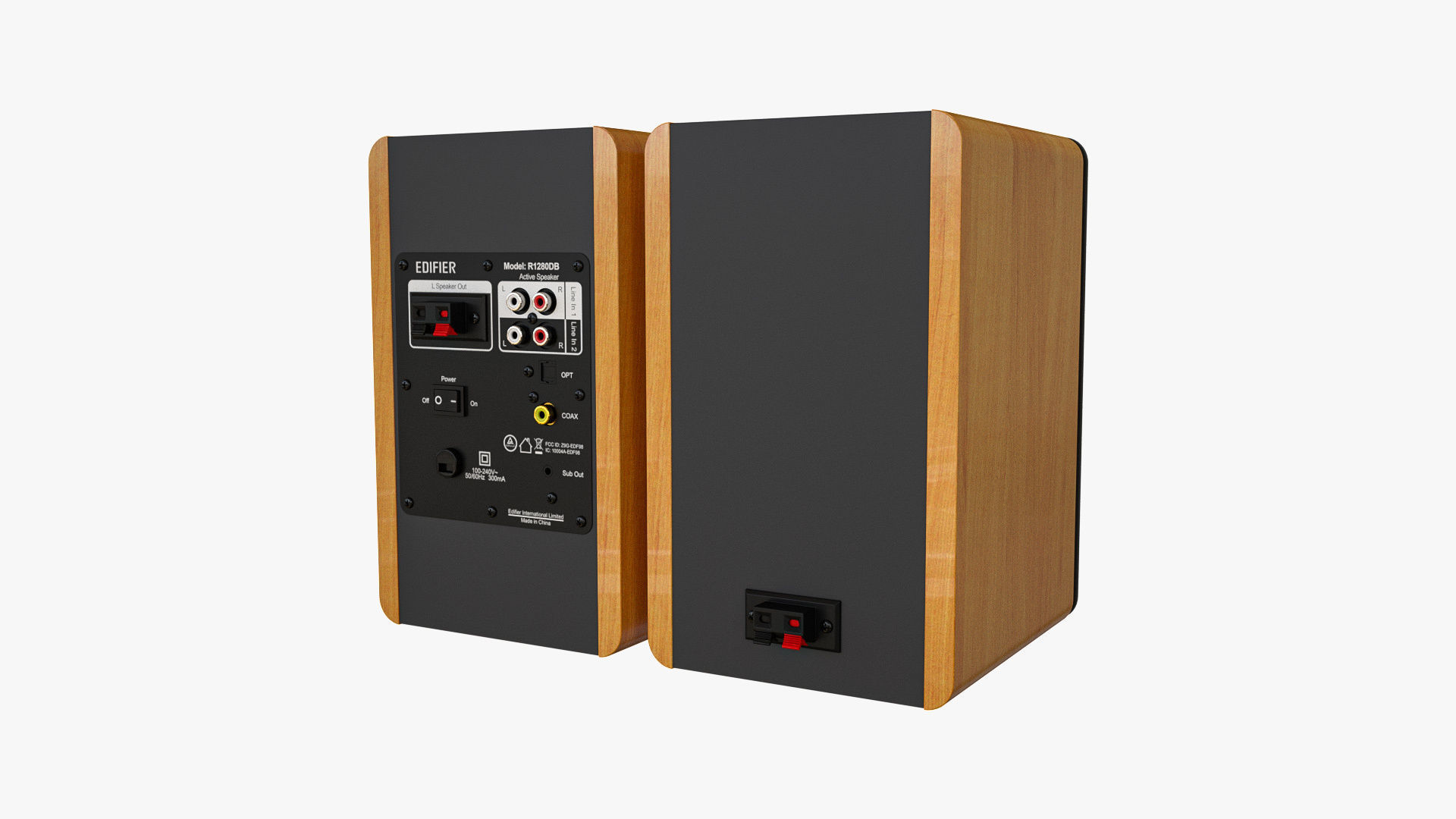Edifier R1280DB Speakers 3D Model Collection_2
