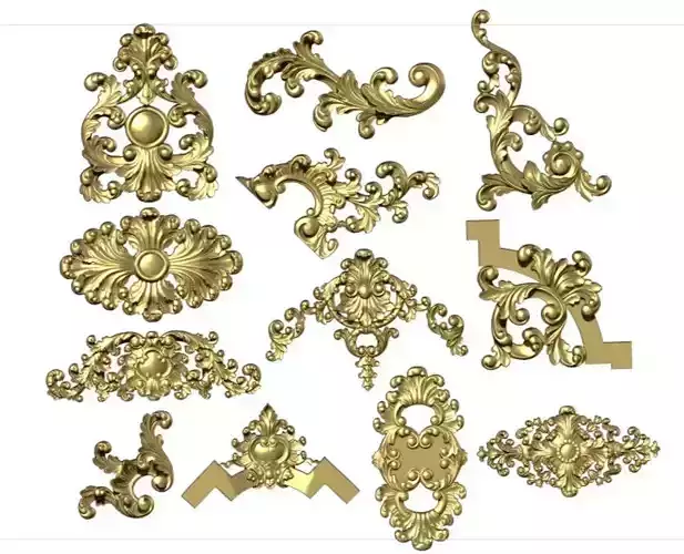 3d pattern file neoclassical sculpture