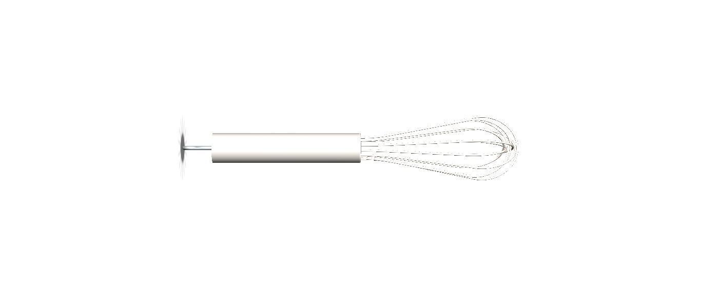 Silver Whisks for Cooking 8 Inches 3D model_37