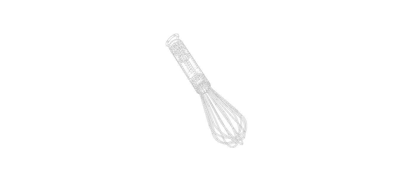 Silver Whisks for Cooking 8 Inches 3D model_27