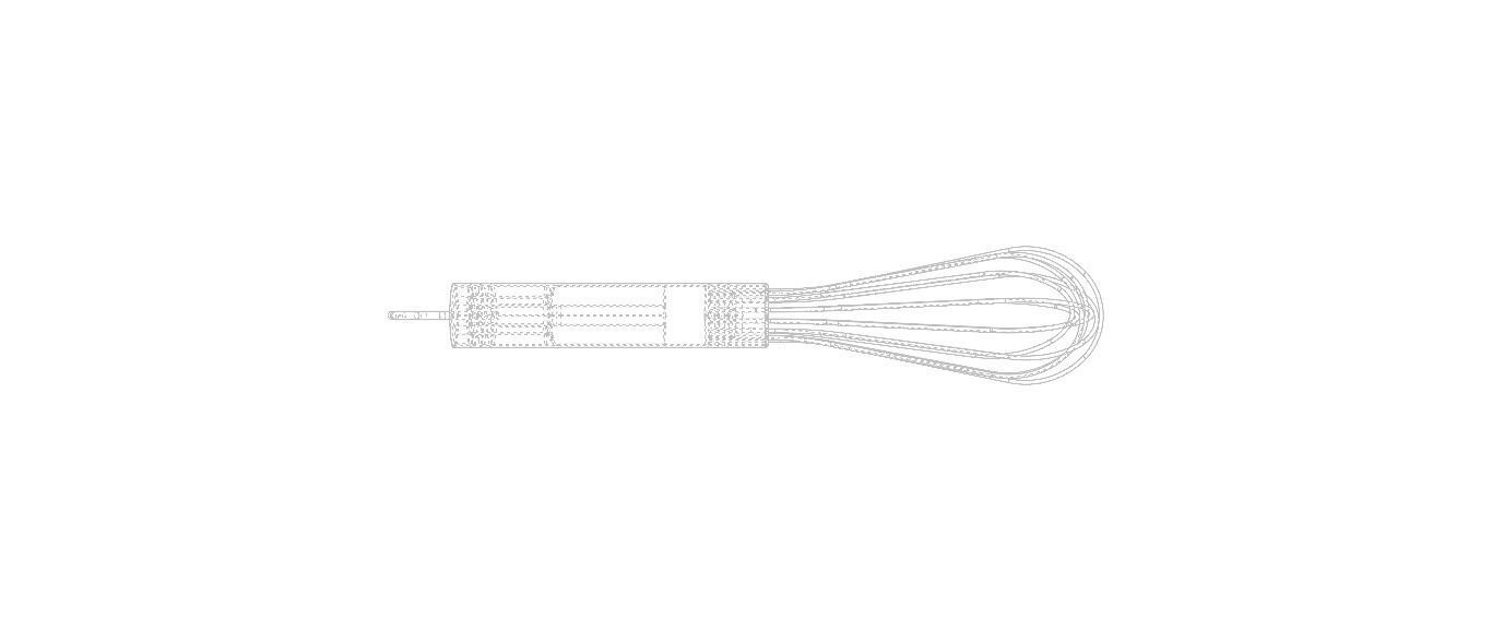 Silver Whisks for Cooking 8 Inches 3D model_35