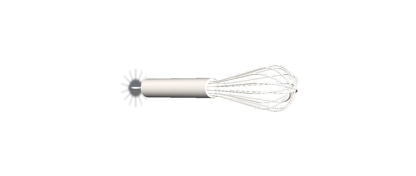 Silver Whisks for Cooking 8 Inches 3D model_33