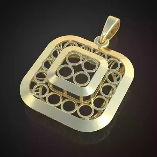 Pendant model 3D 0246 printable model Free 3D print model