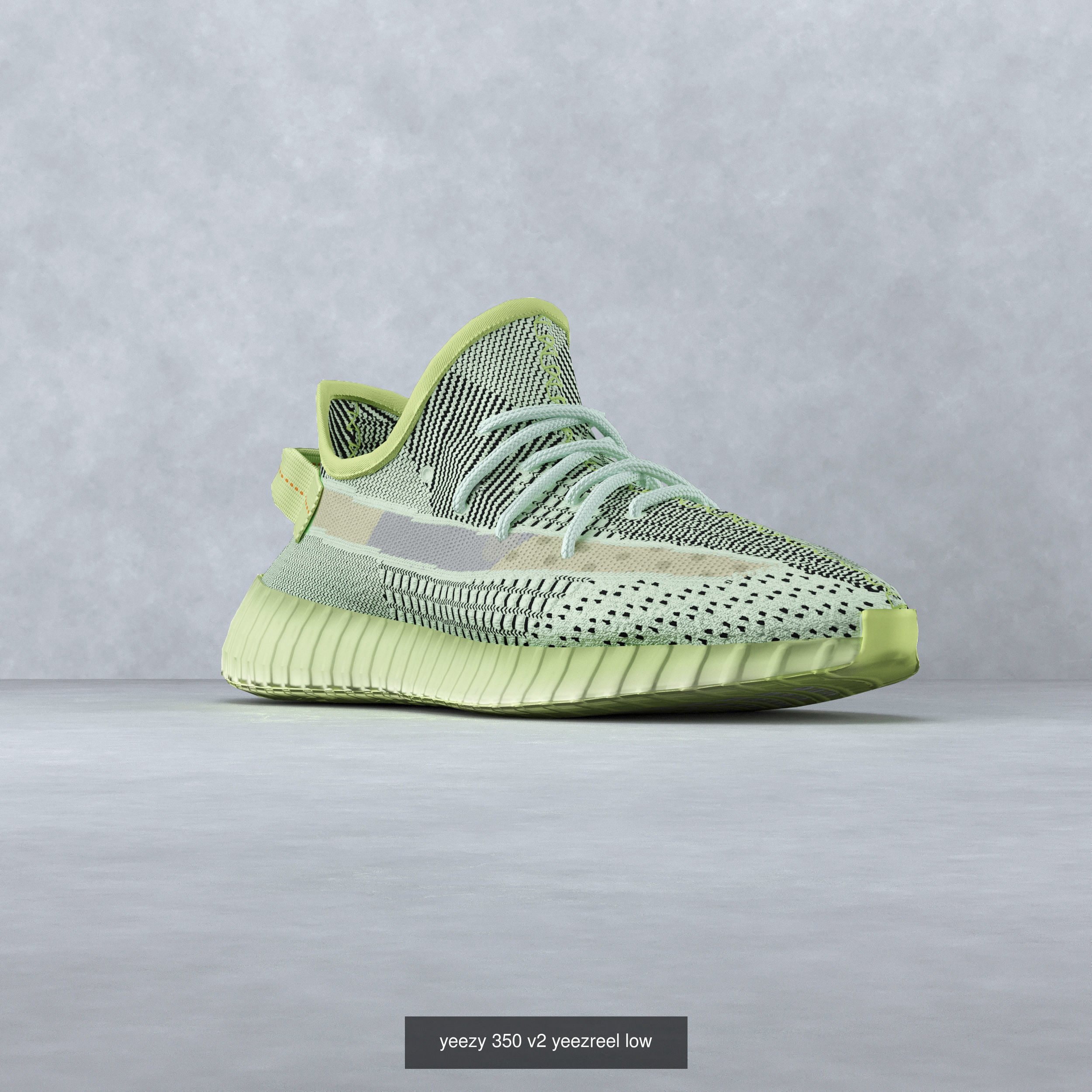 yeezy 350 v2 low 3D Model Collection_4