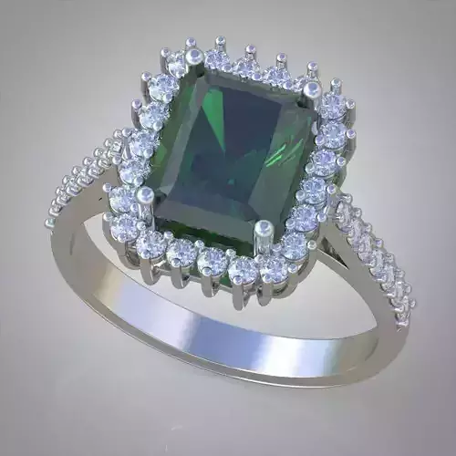 Diamond ring 0543 3D printable model10