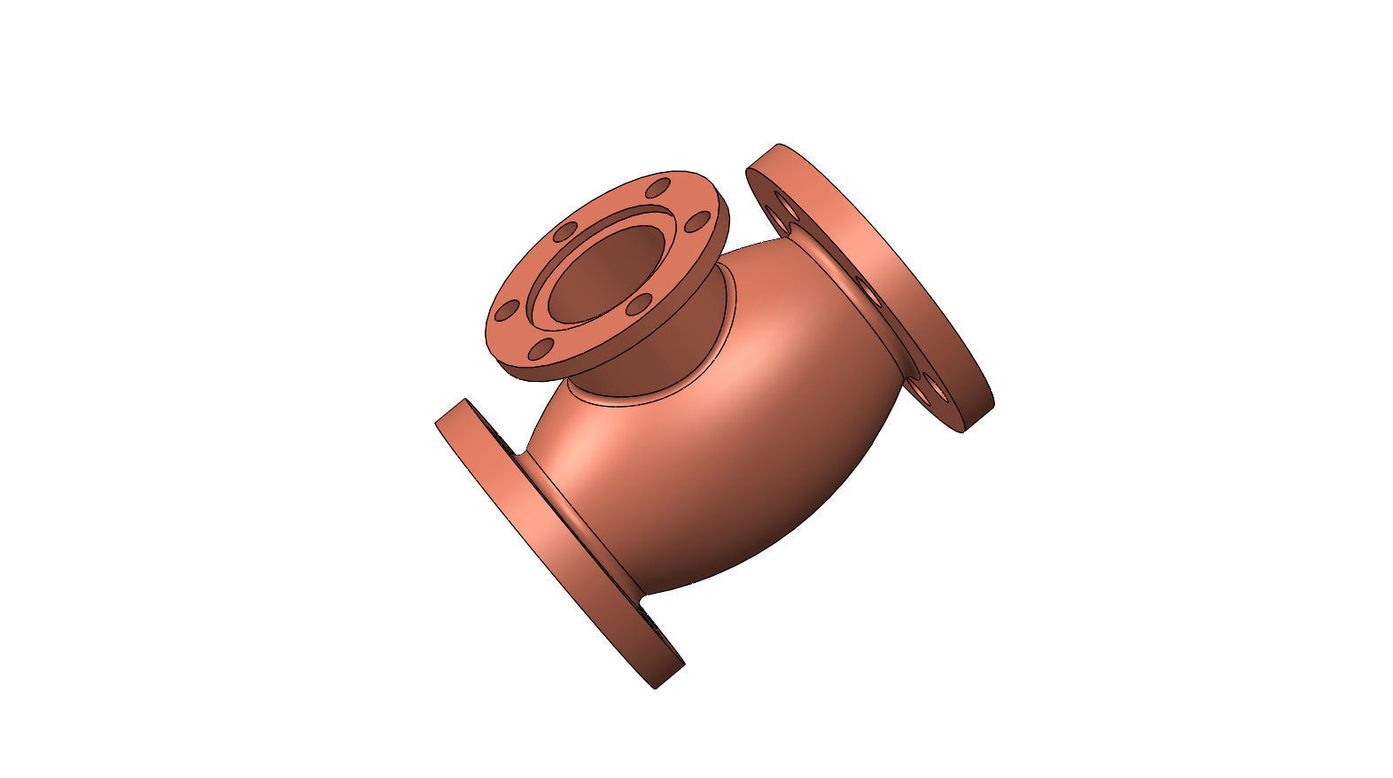 Valve 3D print model_1