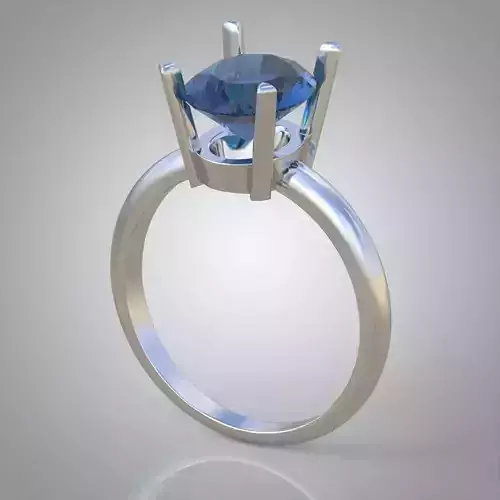 Diamond ring 0548 3D printable model
