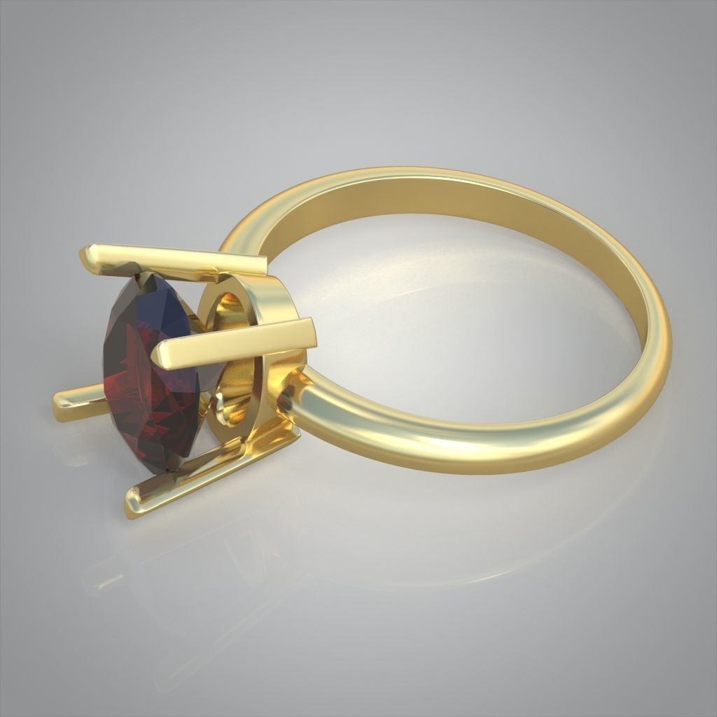 Diamond ring 0548 3D printable model 3D print model_8