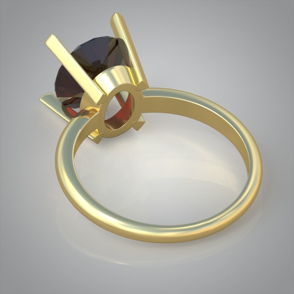 Diamond ring 0548 3D printable model 3D print model_11