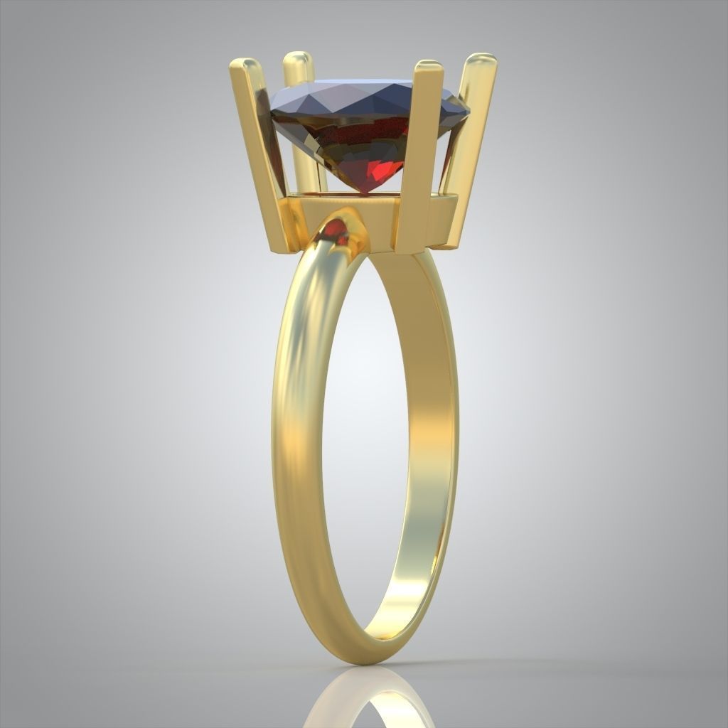 Diamond ring 0548 3D printable model 3D print model_4