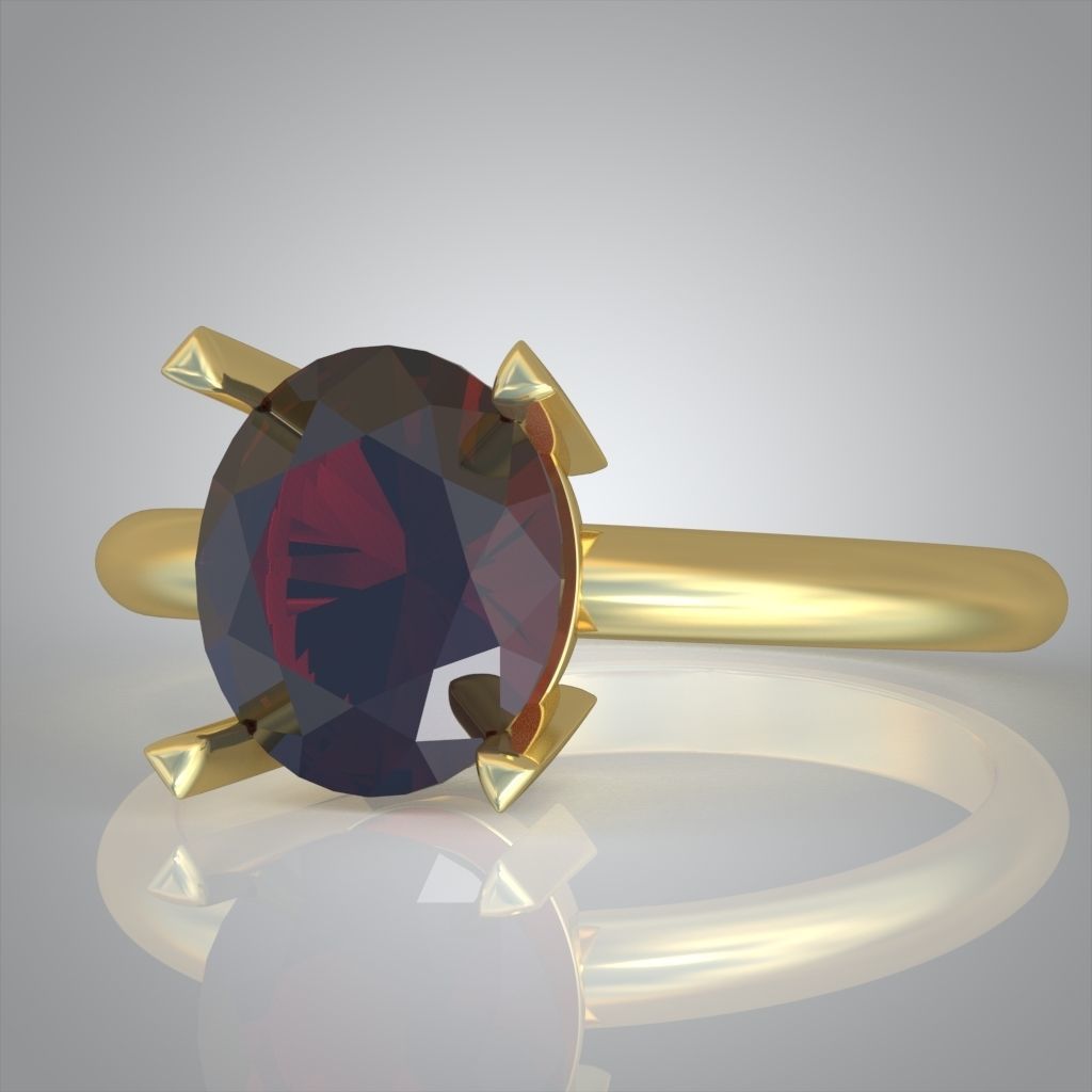 Diamond ring 0548 3D printable model 3D print model_7