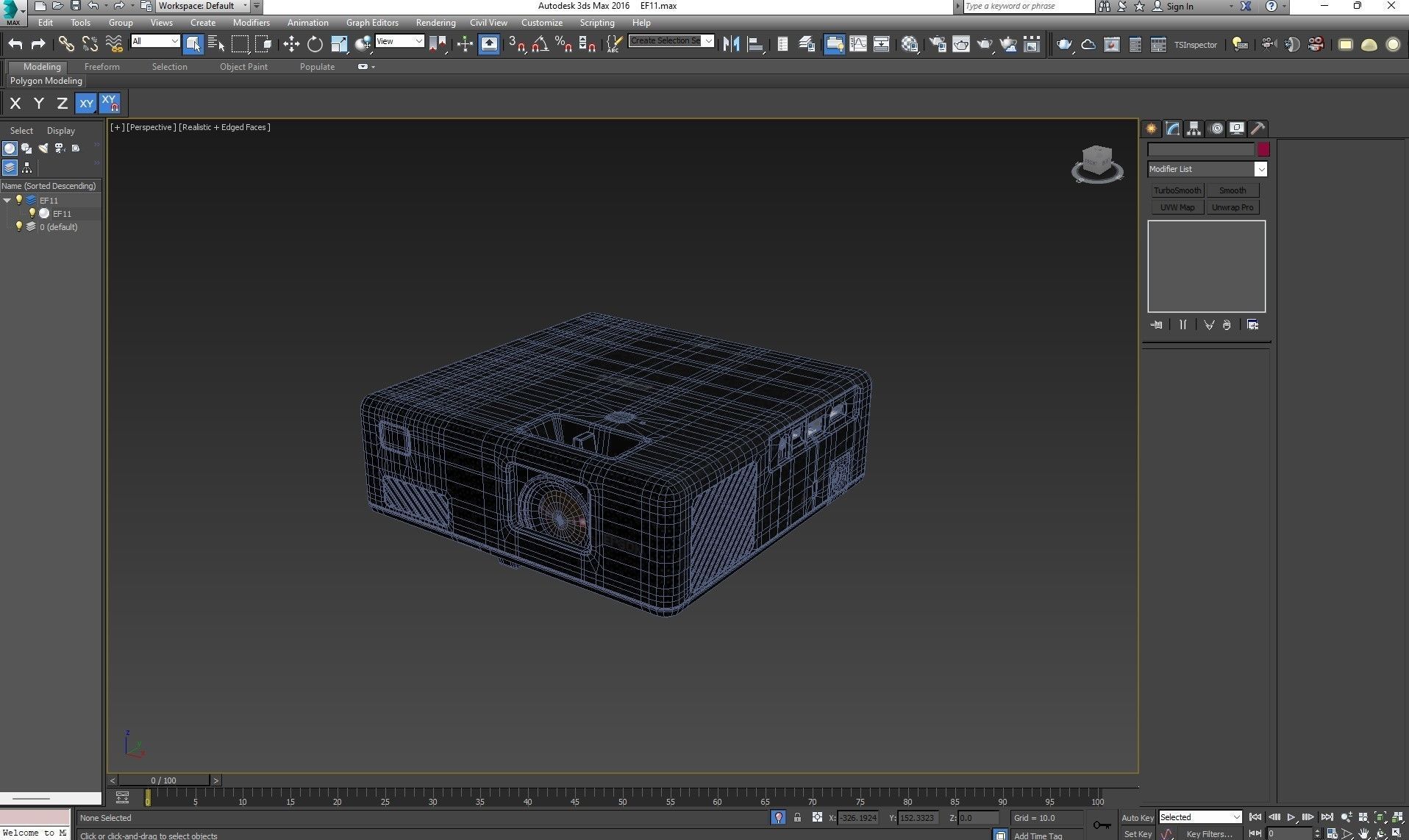 Epson EpiqVision Mini EF-11 Laser Projection TV 3D model_19