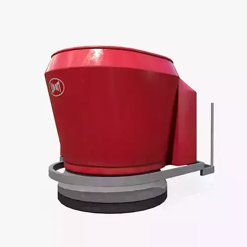 Feeding Robot Low-poly 3D model