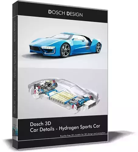 DOSCH 3D - Car Details - Hydrogen Sports Car