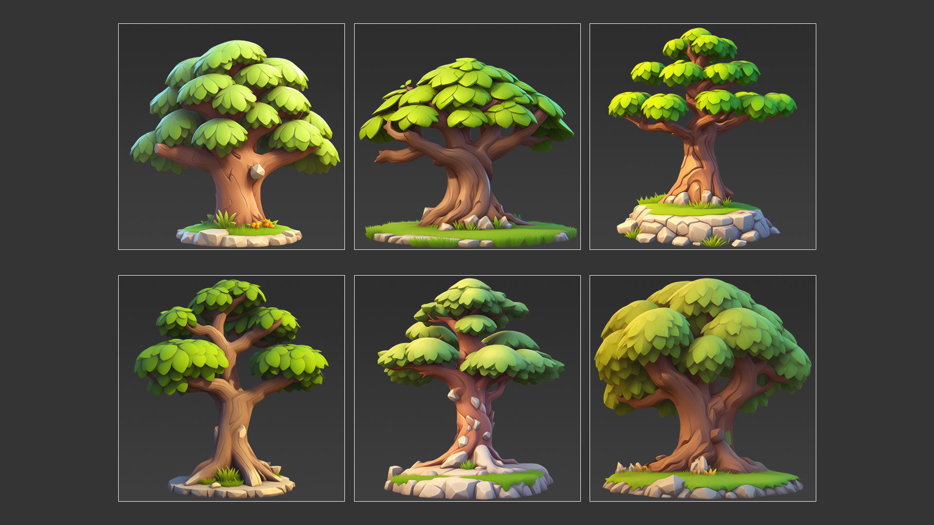 30 Fantasy Big Tree Game Asset Texture_4