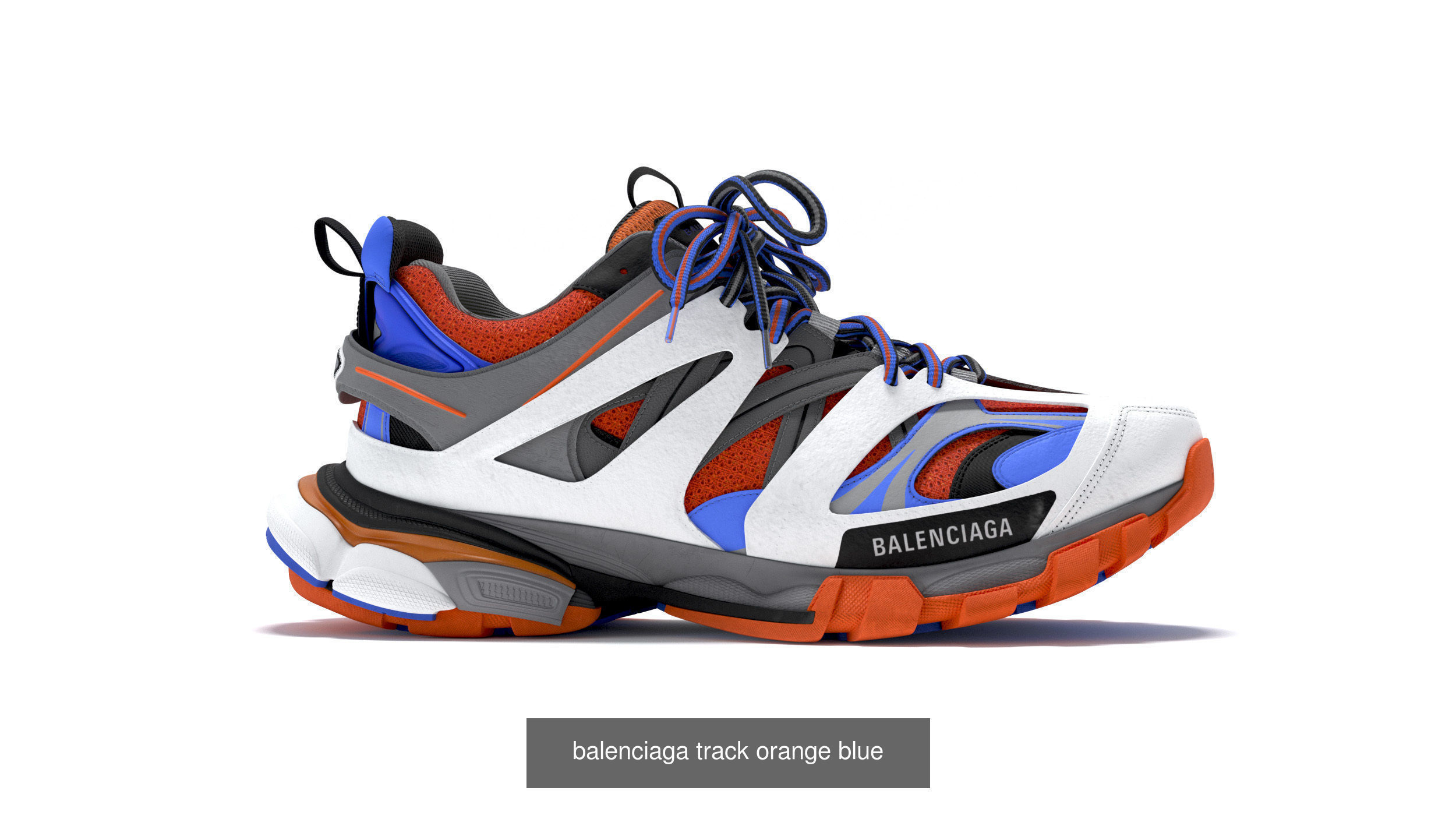 balenciaga track 3D Model Collection_2